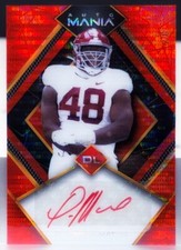 Phidarian Mathis RC 2022 Wild Card Auto Mania Red Pulsar Rookie Auto SSP /6 🔥