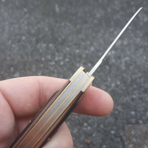 Schrade Old Timer Middleman Pocket Knife Stainless Steel Blades Delrin