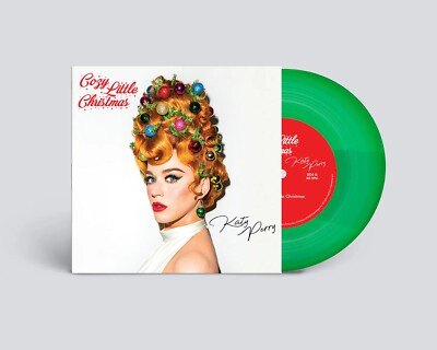 Katy Perry Cozy Little Christmas 7'' translucent Green Vinyl NEW