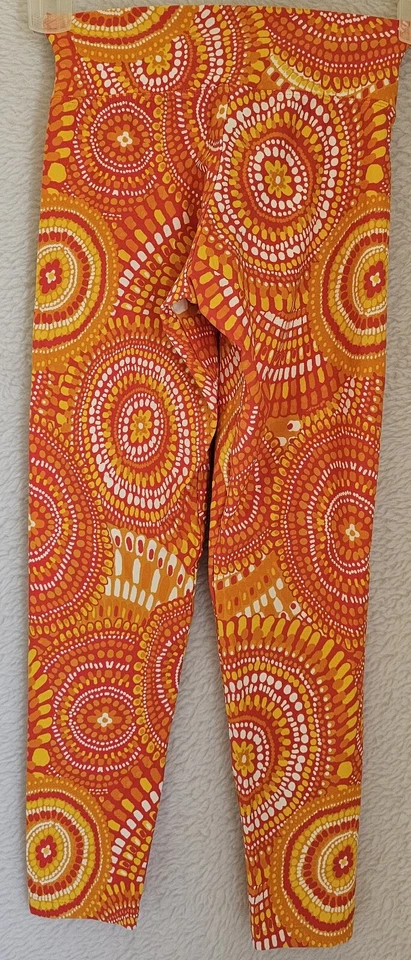 Pantalones Legging Liquido Mujer Talla M Medianos Rojo Naranja Amarillo Blanco Foto 4 de 4