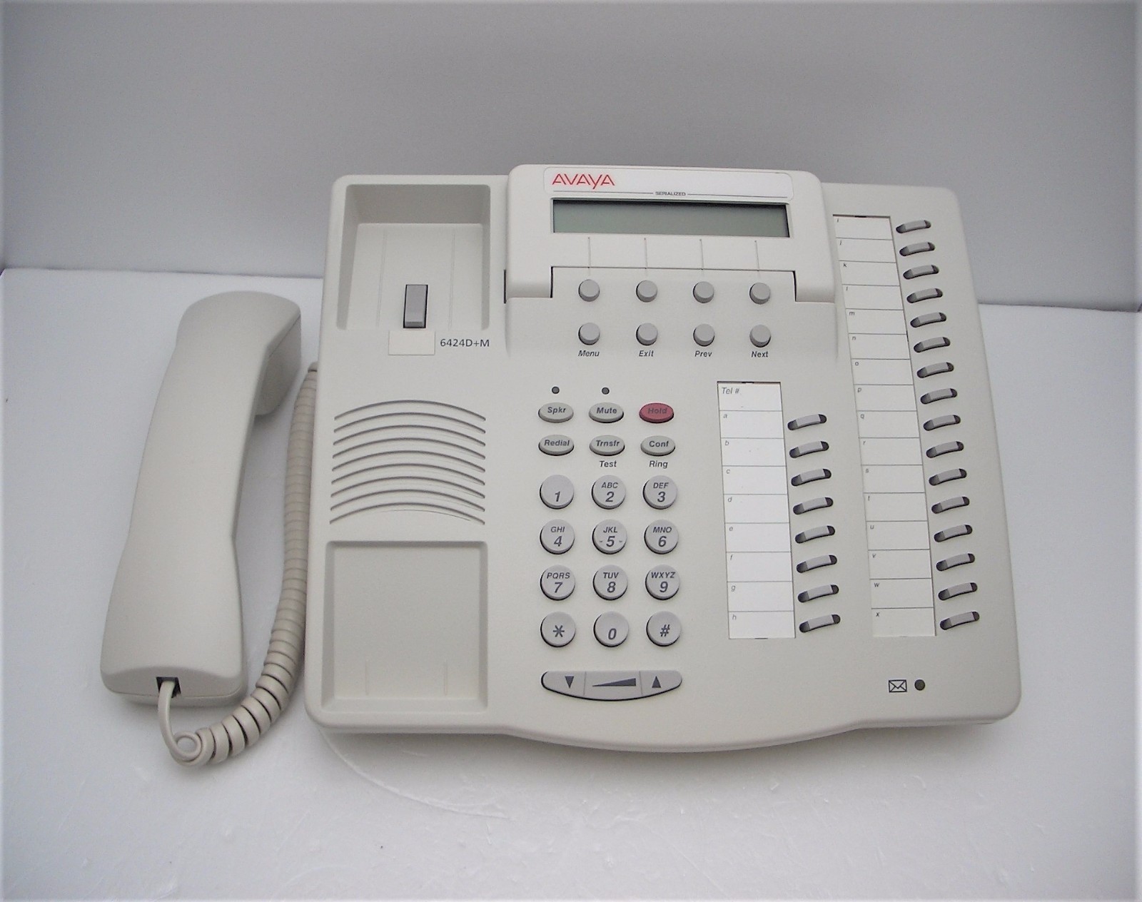 Avaya 6424D+M Multi-Lines Digital Corded Phone WHITE 6424D02C(90)-264 ...