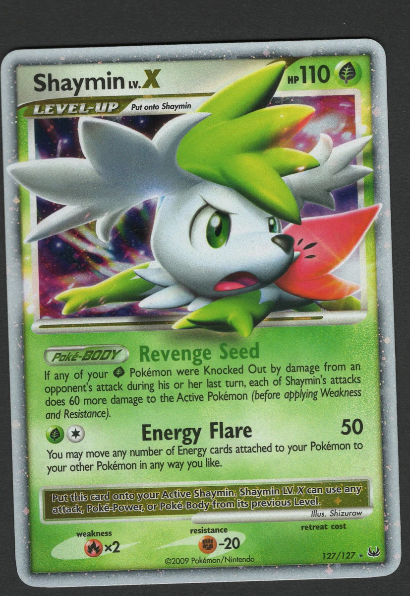 Shaymin LV.X Pokémon TCG Cards for sale | eBay