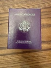 1990 American Silver Eagle Proof 1 oz .999 Silver w/ Box & COA – No Spots