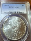 1882 -S Morgan PCGS MS65 — photo 1