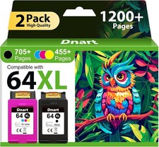 64XL Ink Cartridge for HP 64 XL ENVY 5542 6258 6255 7130 7132 7164 7830 7855 lot