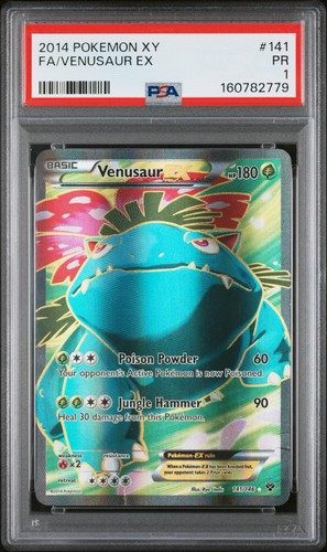 Venusaur-EX graded PSA 1 for sale on eBay