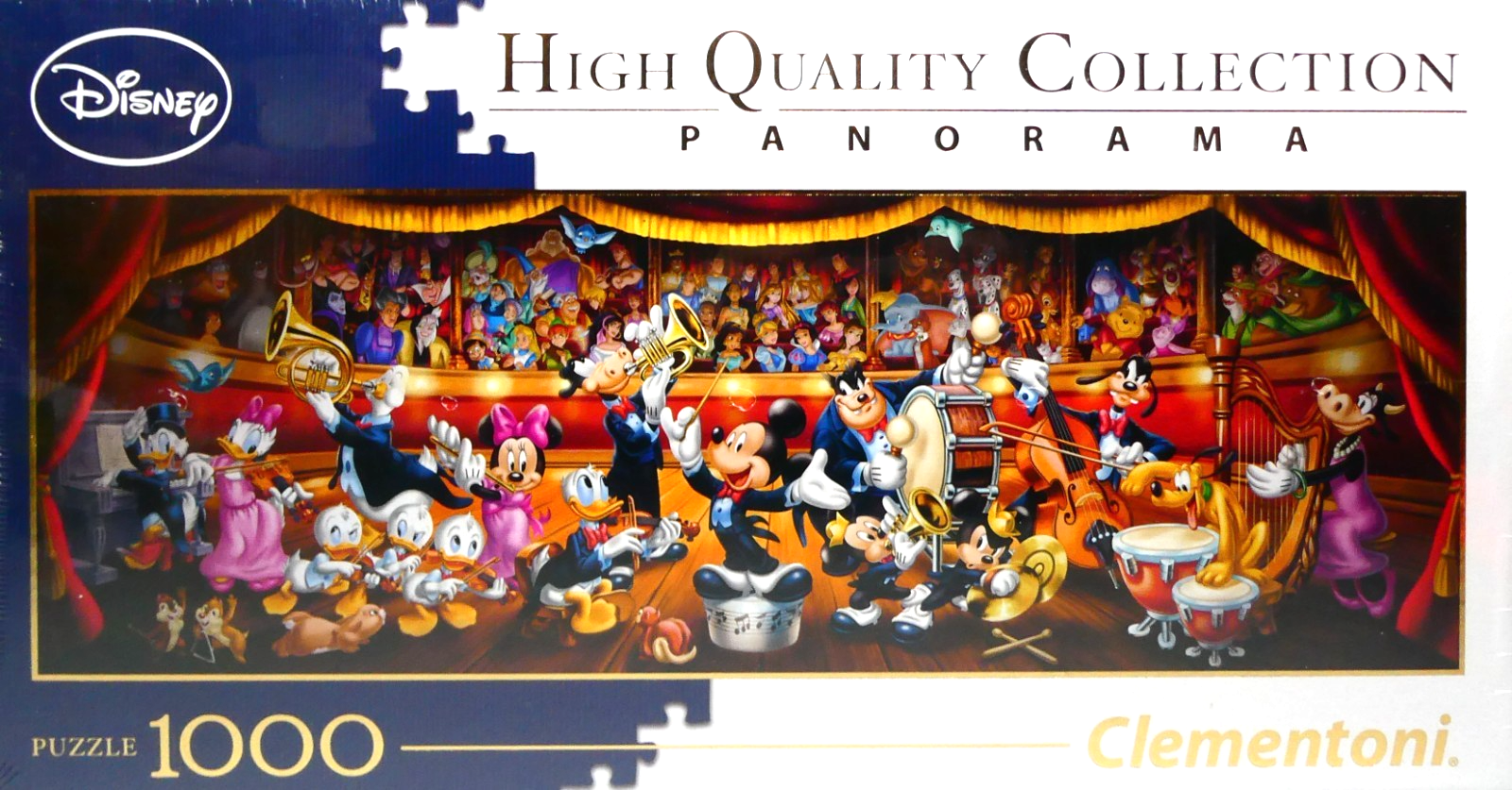Disney Clementoni Panorama Orchestra 1000 Piece Jigsaw Puzzle - New & Sealed