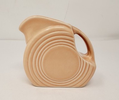 FIESTAWARE MINI DISC PITCHER creamer APRICOT FIESTA  5 OZ.