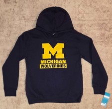 Brand New Michigan Wolverines Boys Hoodie Size Large 14/16 Brand GEN2