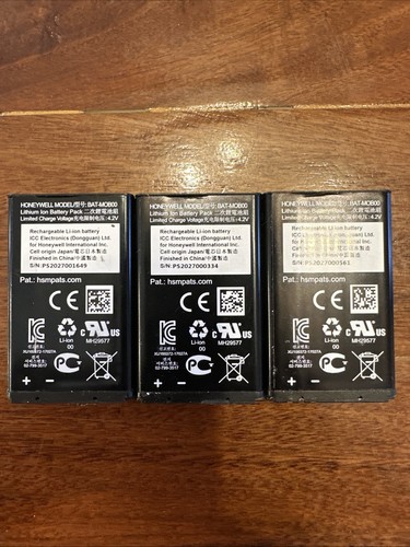 Battery Honeywell Captuvo 70e,75e,SL22,SL22 Sled,SL42,SL42 Sled,SL62 BAT-MOB00 3 - Picture 2 of 6