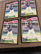 1987 Topps Toys R Us Rookies - Bo Jackson #13 (RC) 4 Card Lot
