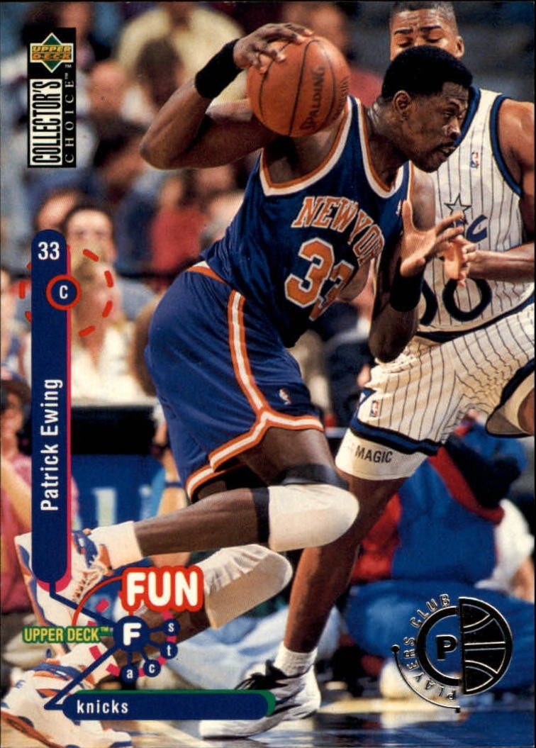1995-96 Collector's Choice Player's Club #183 Patrick Ewing FF - BSK