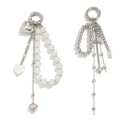 Fashion Heart Key Holder Unique Heart Key Pendant Tassels Hanging Pendant