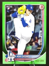 2025 Bowman - Roki Sasaki #12 Neon Green /399 (RC)