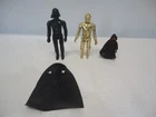 Jawa C3PO Darth Vader Star Wars 1977 Kenner Vintage Action Figure lot Cape Robe
