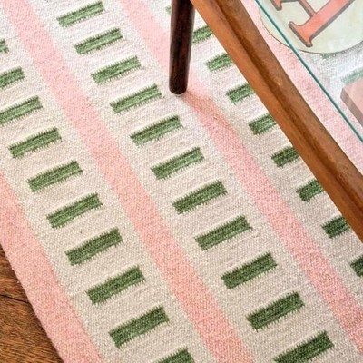 Antique Scandinavian Swedish Kilim Wool Handmade Rug Boho Flat weave Area Rugs