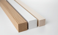 41mm Pine Oak Primed Wood Unpainted Plain Square Decorative Staircase Spindles