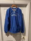 Vintage Nike UK Kentucky Wildcats V Neck Pullover Windbreaker Jacket Large Blue — photo 1