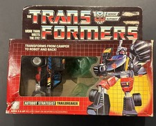 Vintage Transformers G1 Trailbreaker Hasbro 1984 With Box Autobot