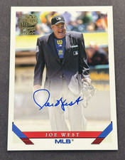 2022 Topps Archives Joe West Fan Favorites Autograph #93FF-JW
