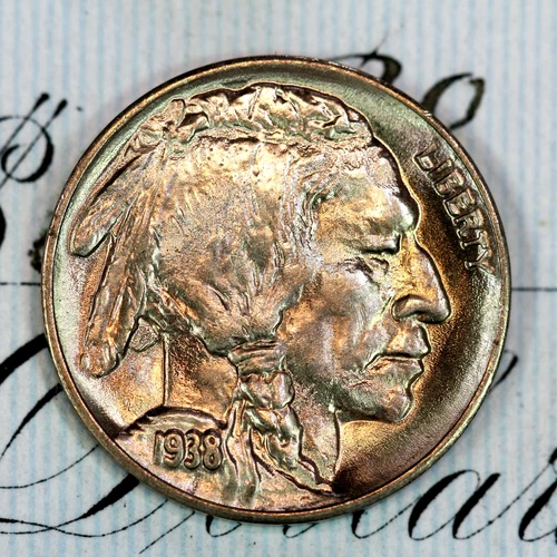 * 1938-D/D * PRISTINE++ GEM BU MS BUFFALO NICKEL * FROM ORIGINAL COLLECTION