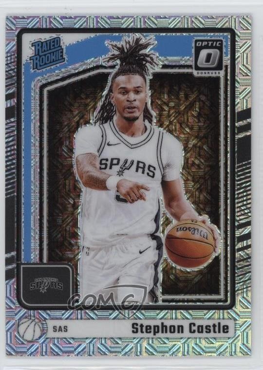 2024-25 Panini Donruss Optic Rated Rookie Choice Prizm Stephon Castle #254 15wb
