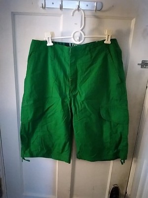 Mens Size 32 LNG Cargo Shorts - Green