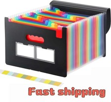 25 Pocket A4 Expanding File Organiser Paper Expanding A4 Box Document Folder