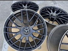 4x 20 5 X112 Mercedes Benz Amg Style Black Wheels Fits For E S G Gt Class