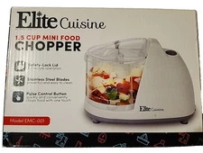 Maxi-Matic-Elite Cuisine-Model EMC-001--1.5  Cup Capacity Food Chopper-NEW