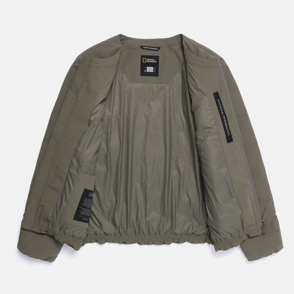 National Geographic lightweight ライトジャケット National Geographic Heron U-Neck Lightweight Goose Down Jacket K