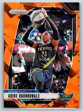 2024 Panini Prizm WNBA #28 Arike Ogunbowale Ice Orange Prizms Basketball
