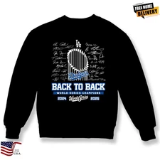 Dodgers Back to Back World Series Champions 2025 Crewneck