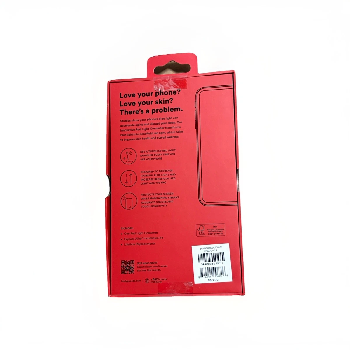 BODY guardz Red Light Screen Protector for iPhone 6.6 New photo 2