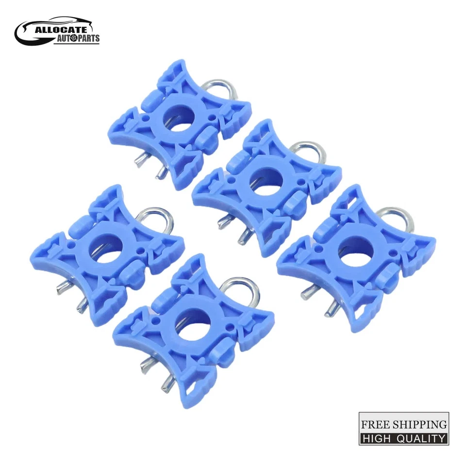 Set of 5 NEW Window Regulator Sliding Pivot Clips Fits Volvo V70 V90 3509416 Foto 3 de 4