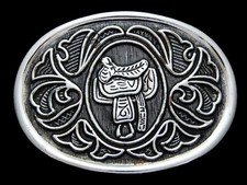 JK07120 VINTAGE 1970s AVON WESTERN HORSE SADDLE SILVERTONE WESTERN BUCKLE