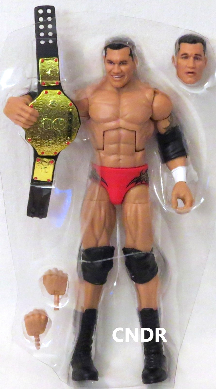 WWE Elite Wrestling Evolution 3 Pack LOOSE 6" Figure RANDY ORTON no HHH/ Batista