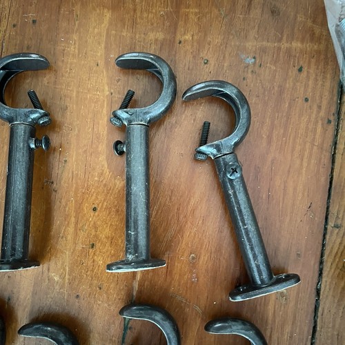 Cambria Lot Bronze mit Ölschliff - 8 Zifferblätter, 2 Endkappen 11 verstellbare Klammerhaken - Bild 9 von 11