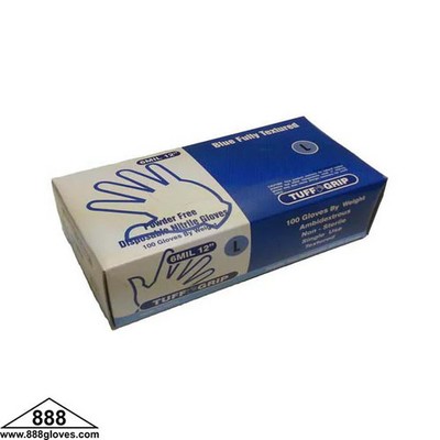 Blue Nitrile Disposable High Risk, 6 Mil 12'' Cuff 43-60WN-12 1000 Gloves