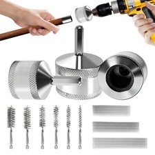 Copper Pipe Cleaner for Drill, 1/2" 3/4" 1" Copper Pipe Cleaning Brush with 1...