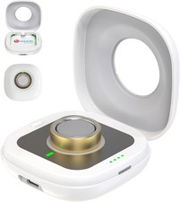 Wireless Charging Case for Oura Ring 4 Charger, 2000mAh Portable Travel Charger