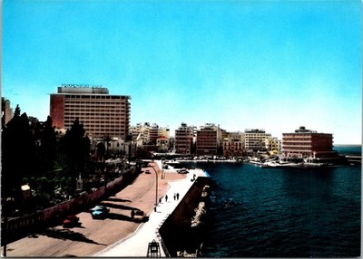 Vintage Postcard Beirut Lebanon Great Hotels Quarter