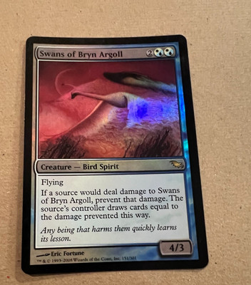 Foil - Swans of Bryn Argoll - Shadowmoor - MTG - Magic the Gathering - Foil