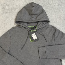 Hugo Boss Men  s Medium Soody X Hoodie Pullover Gray