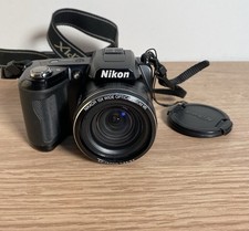 Nikon COOLPIX L110 12.0MP Digital Bridge Camera 15x Optical Zoom Black - Tested