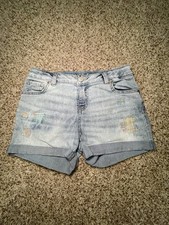 Cat Jack Denim Super Stretch Shorts Girls Size 10/12