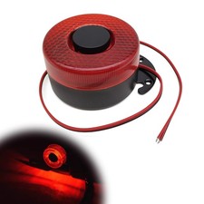 12V/24V Backup Alarm 105DB Reverse Beeper w/ LED Waterproof