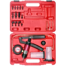 Hand Held Vacuum and Pressure Pump Brake Clutch Fluid Bleeder Tool Kit Oil Ch...