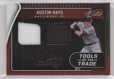 2022 Panini Absolute Tools of the Trade 2 Swatch /199 Austin Hays #TTT2-AH ll2
