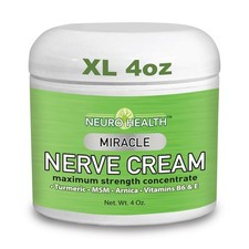 Neuro Health Miracle Nerve Cream - XL 4oz JAR - Maximum Strength - Turmeric and